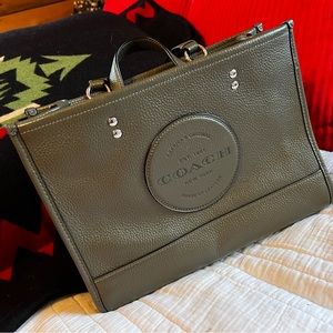 Coach pebble leather bag